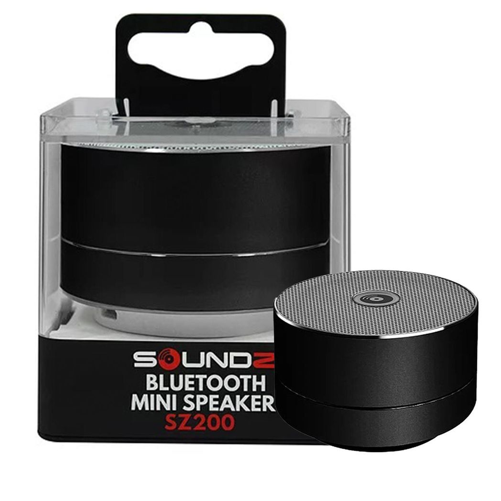 Black Aquarius Wireless Bluetooth Speaker featuring smart connectivity and high-quality design.