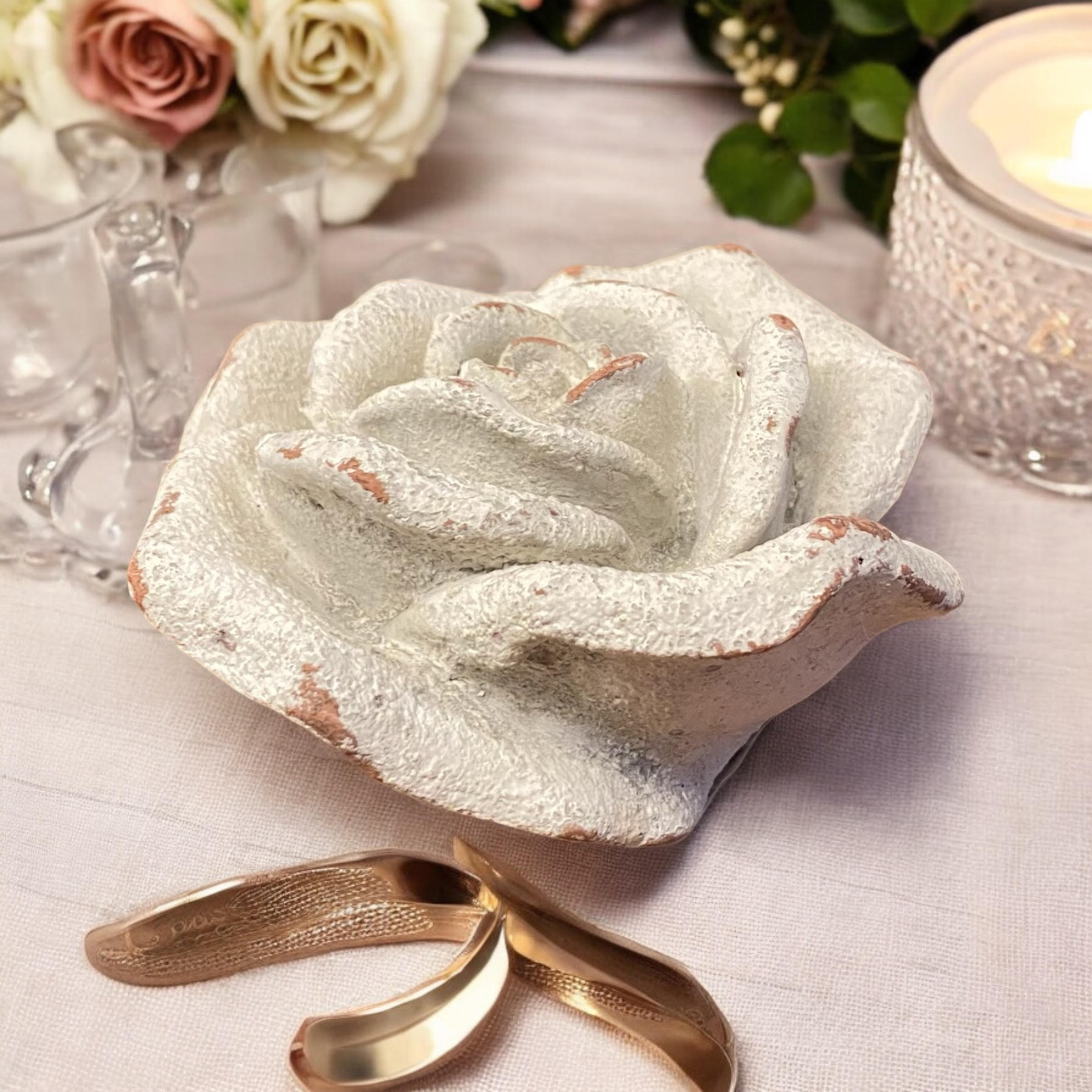18CM RESIN FLOWER