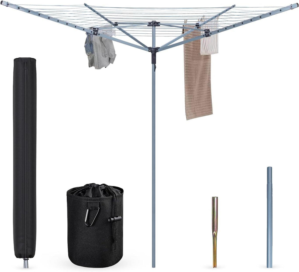 50m Rotary Clothesline Dryer Cover with Metal Spike