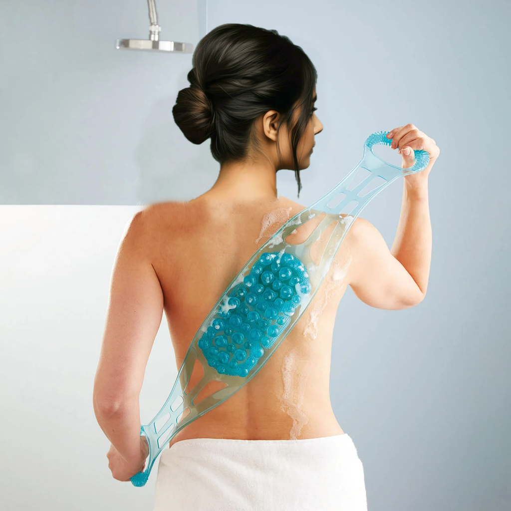 Dual-Sided Back Scrubber: Exfoliate & Refresh for a Spa-Quality Clean