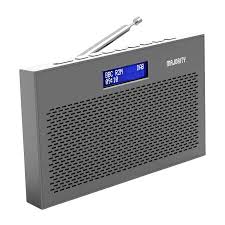 Portable DAB+/FM Radio with Dual Alarm - Charcoal Grey