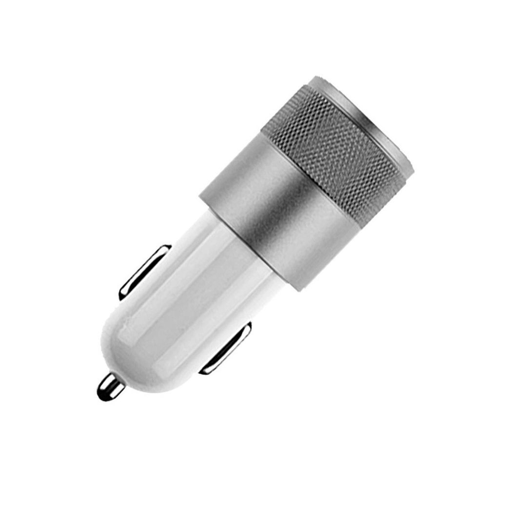 Silver FX TechHub 2.1A twin USB socket universal car charger with two USB ports for charging devices on the go.
