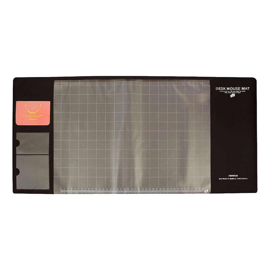 Brown multifunctional eco-friendly office desk mouse mat by Aquarius, made from PVC+DS material.