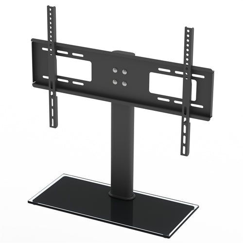 Adjustable Wall Mount TV Bracket for 32-55" TVs, featuring a column design by TechHub, securely holding a flat-screen TV.