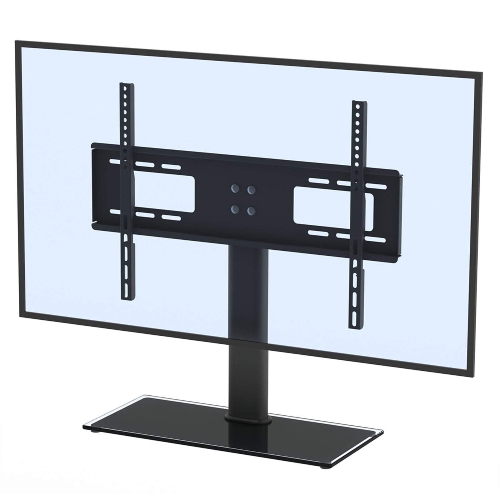 Adjustable Wall Mount TV Bracket for 32-55" TVs by TechHub, featuring a sturdy column for optimal positioning.