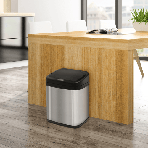 20L Stainless Steel Auto Kitchen Bin Sensor Bucket in L Size - AKGOmniShop