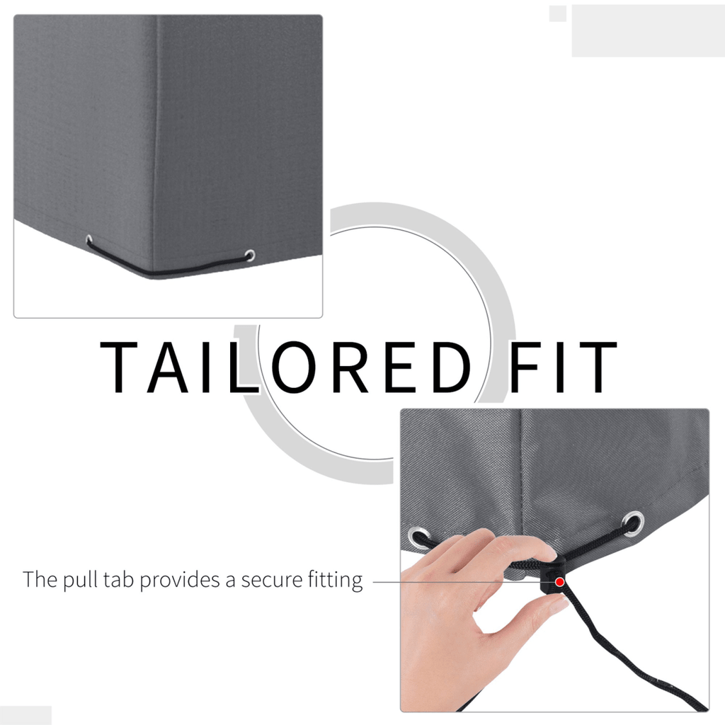 225x210cm Outdoor Garden Furniture Protective Cover UV Resistant Outsunny - AKGOmniShop