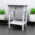 1 Drawer Side Table 65cm - Hand Finished Bedside Storage