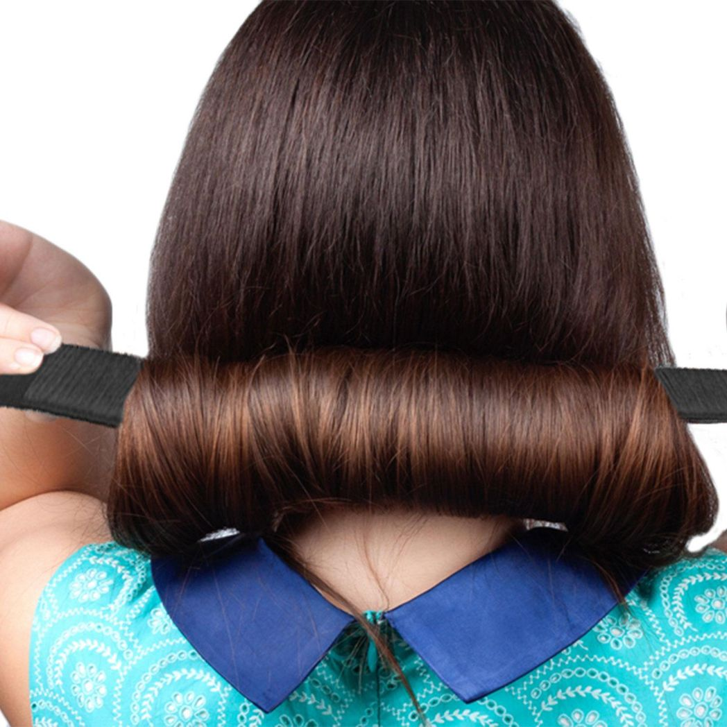 Hair Bun Maker Donut - Flexible Metal, Lightweight & Portable