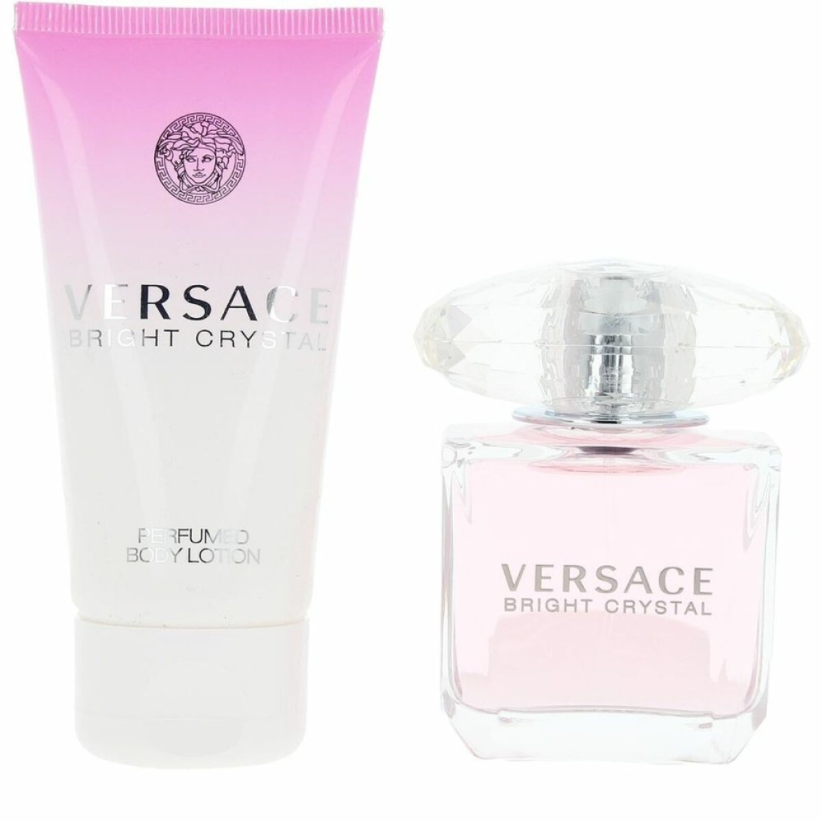 Versace Bright Crystal Gift Set (Eau De Toilette 30ml  Body Lotion 50ml)