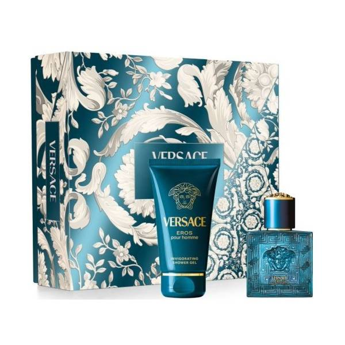 Versace Eros Gift Set (Eau De Toilette Spray 30ml  Shower Gel 50ml)