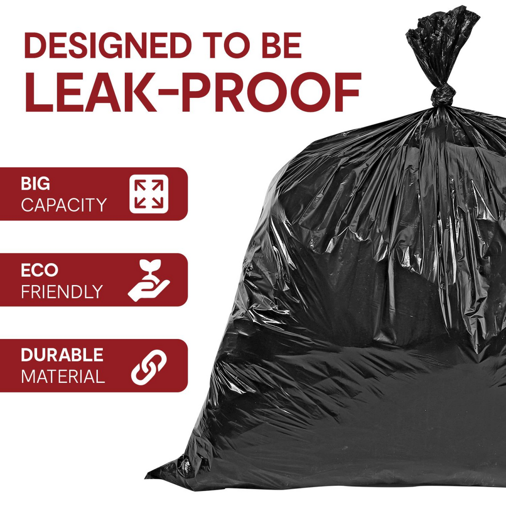 VINSANI 50pcs 100L HEAVY DUTY BIN BAGS 1010422
