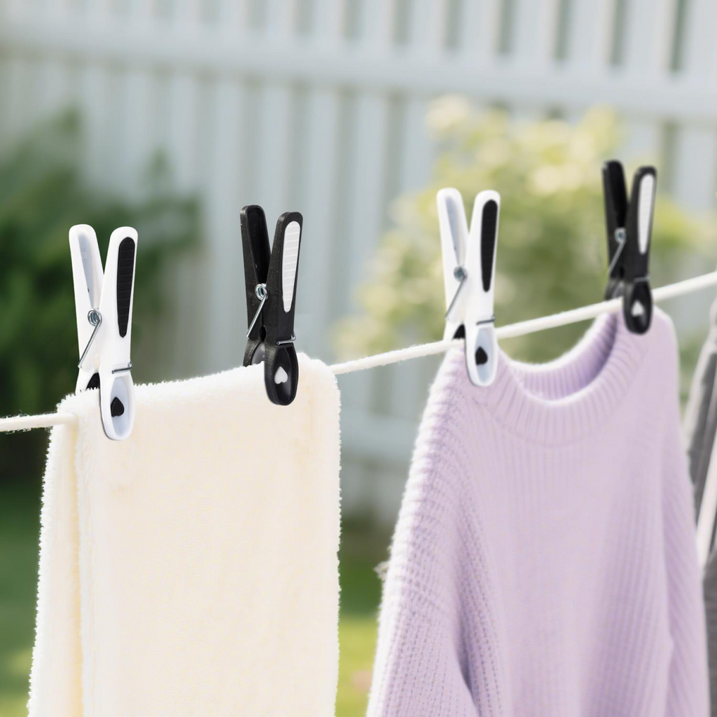 20pk Plastic Pegs - Durable Clothes Pegs for Laundry