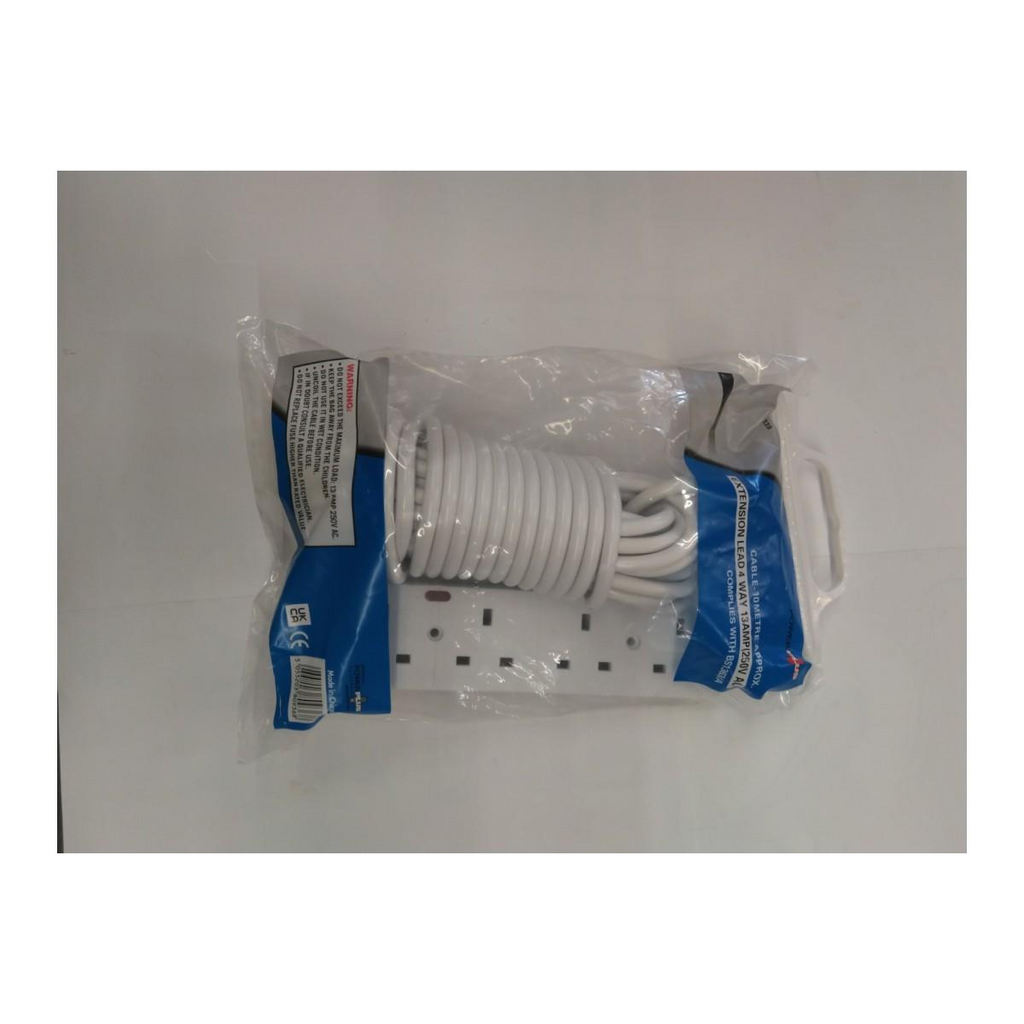 Power Plus 4 Way 10 Metre Extension Lead