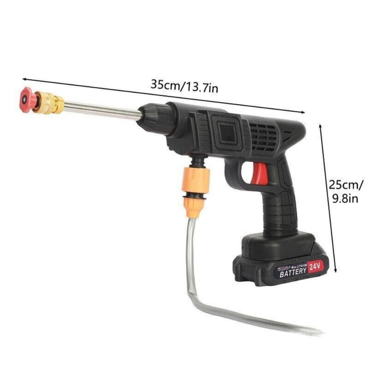 Portable Cordless Car Pressure Washer | 2 Battery 21V 1500W