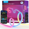 Govee Neon Rope Light 2 - 3m, Smart Shape Recognition, 64 Presets