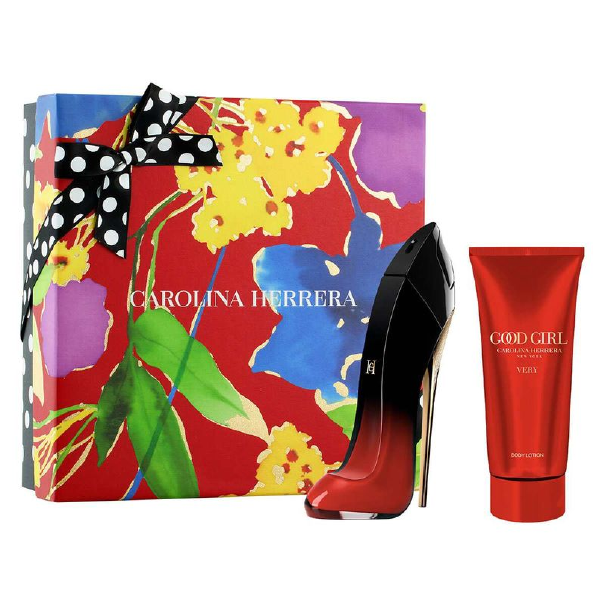 Carolina Herrera Very Good Girl Elixir Gift Set (Eau De Parfum Spray 80ml  Body Lotion 100ml)