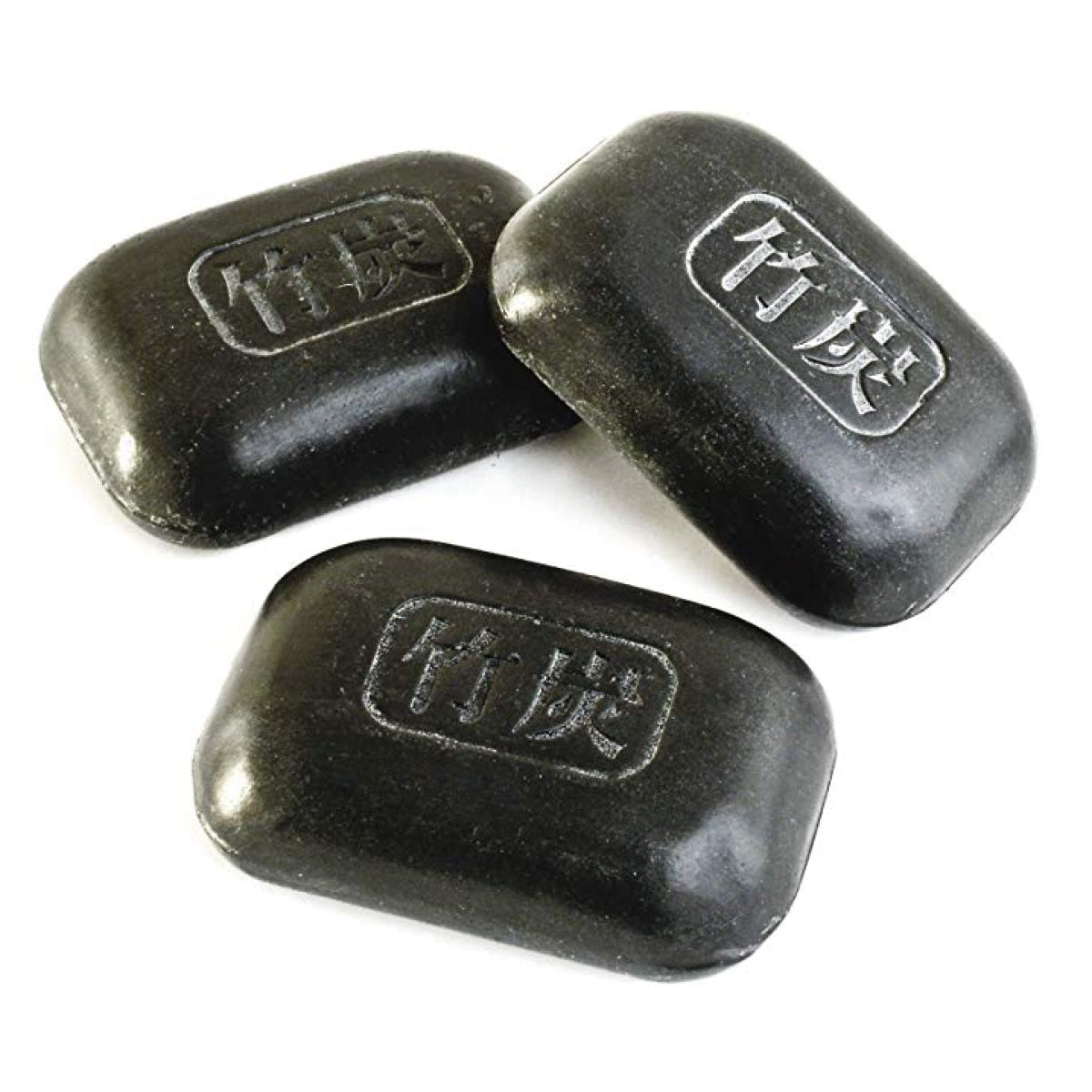 Triple Bamboo Charcoal Soap Set - Purifying, Natural Detox