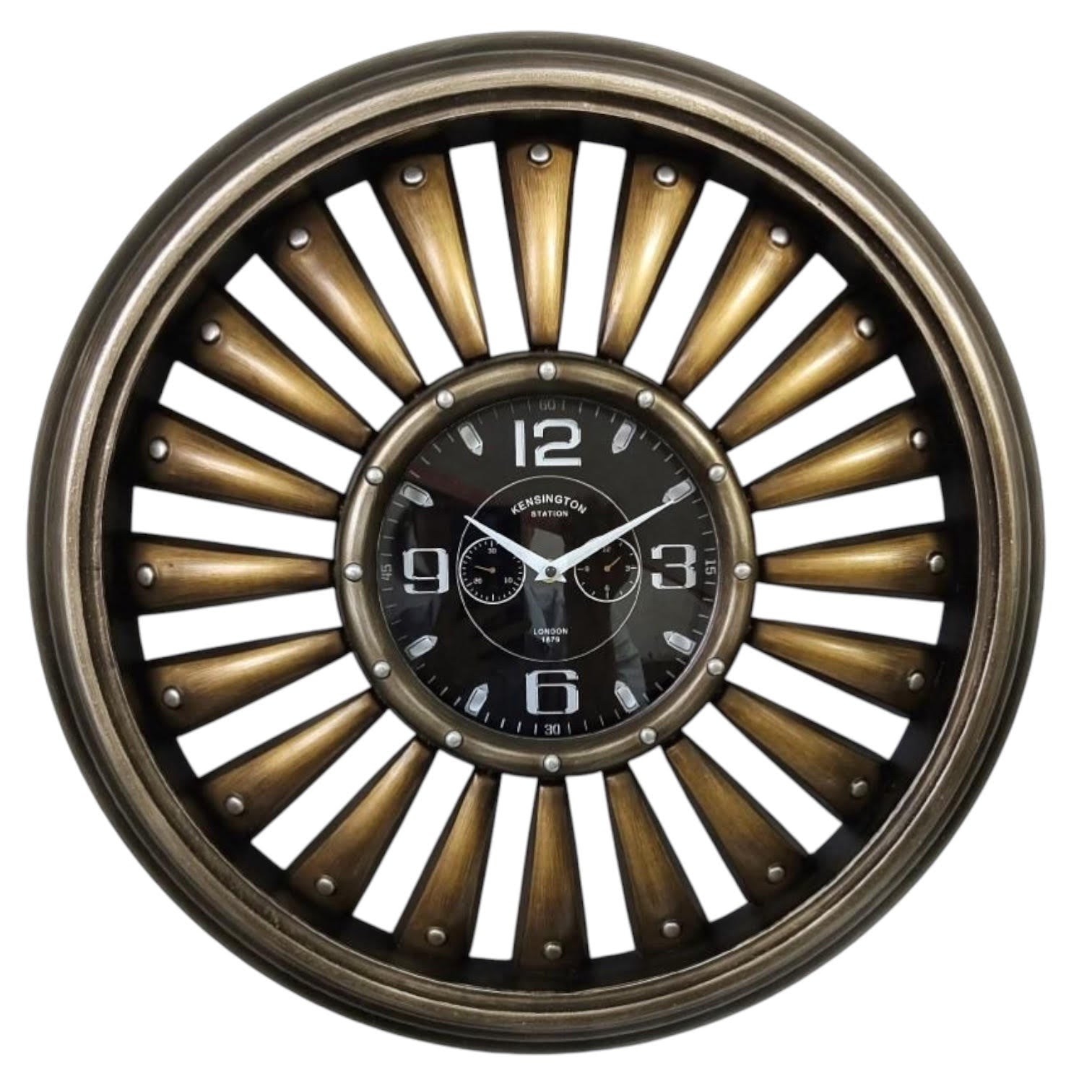 Wall Clock 63cm - Ray Design - Battery Operated