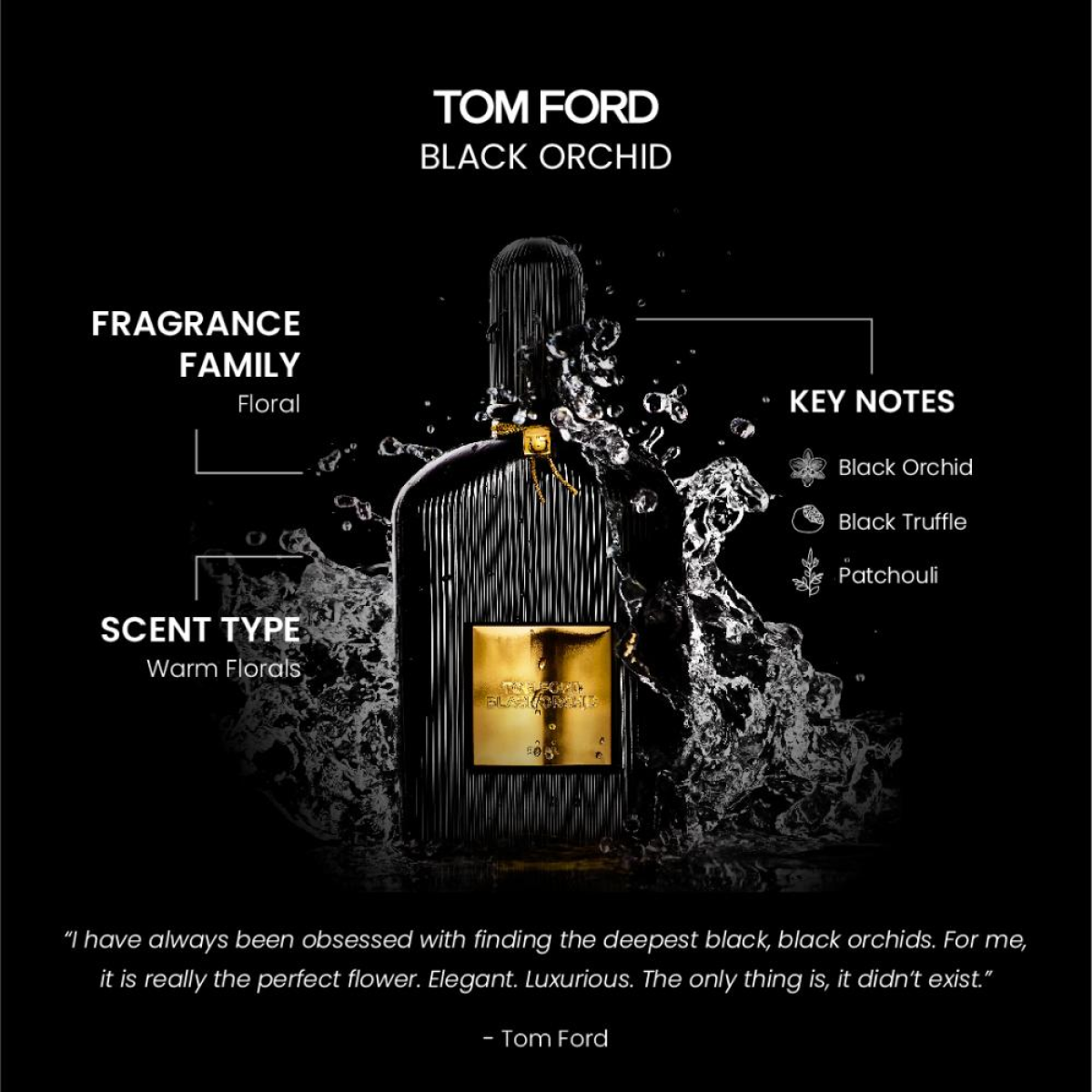 Tom Ford Black Orchid Eau de Toilette Spray 50ml