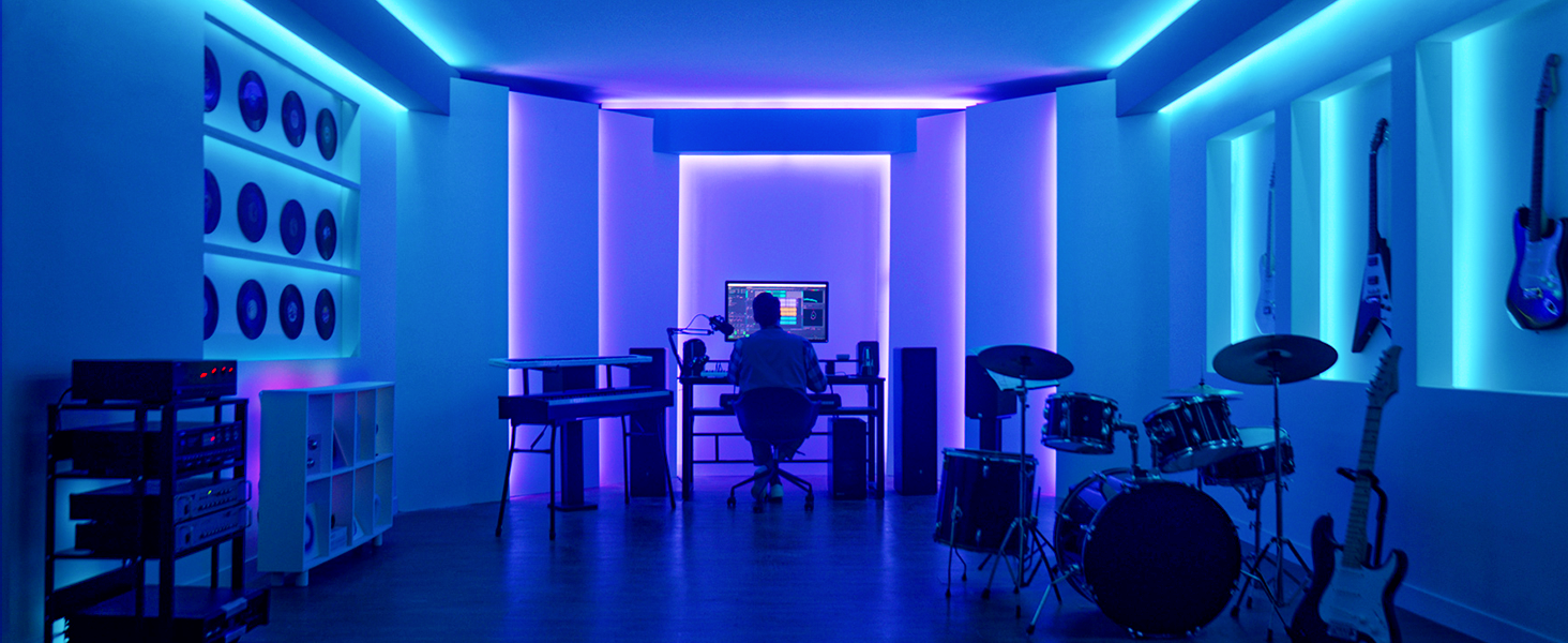 Govee RGBIC Basic LED Strip 5m - WiFi/Bluetooth, Vibrant Colors