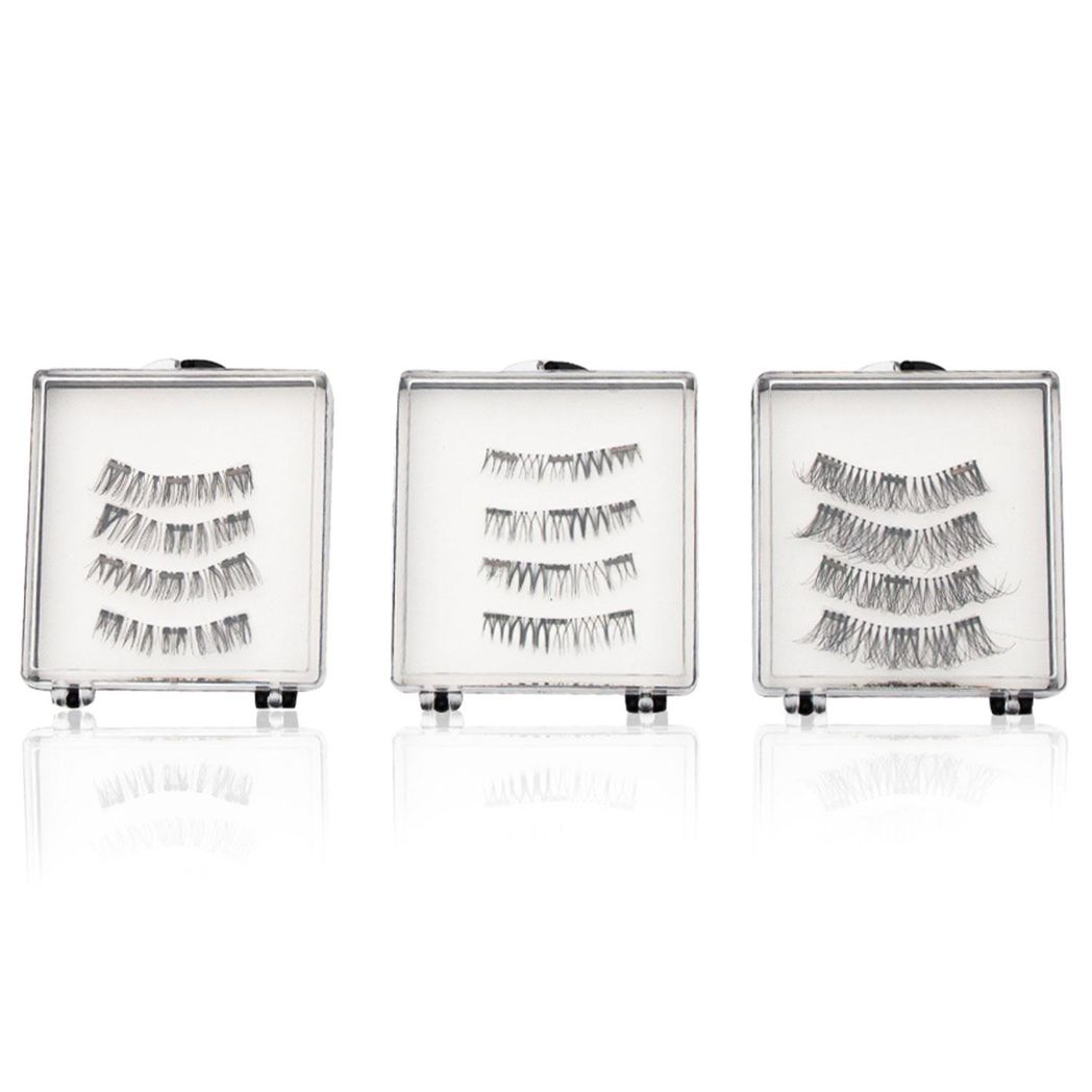 Aquarius Double Glam Volume and Sexy Magnetic Eyelash Giftset featuring three pairs of stylish lashes.
