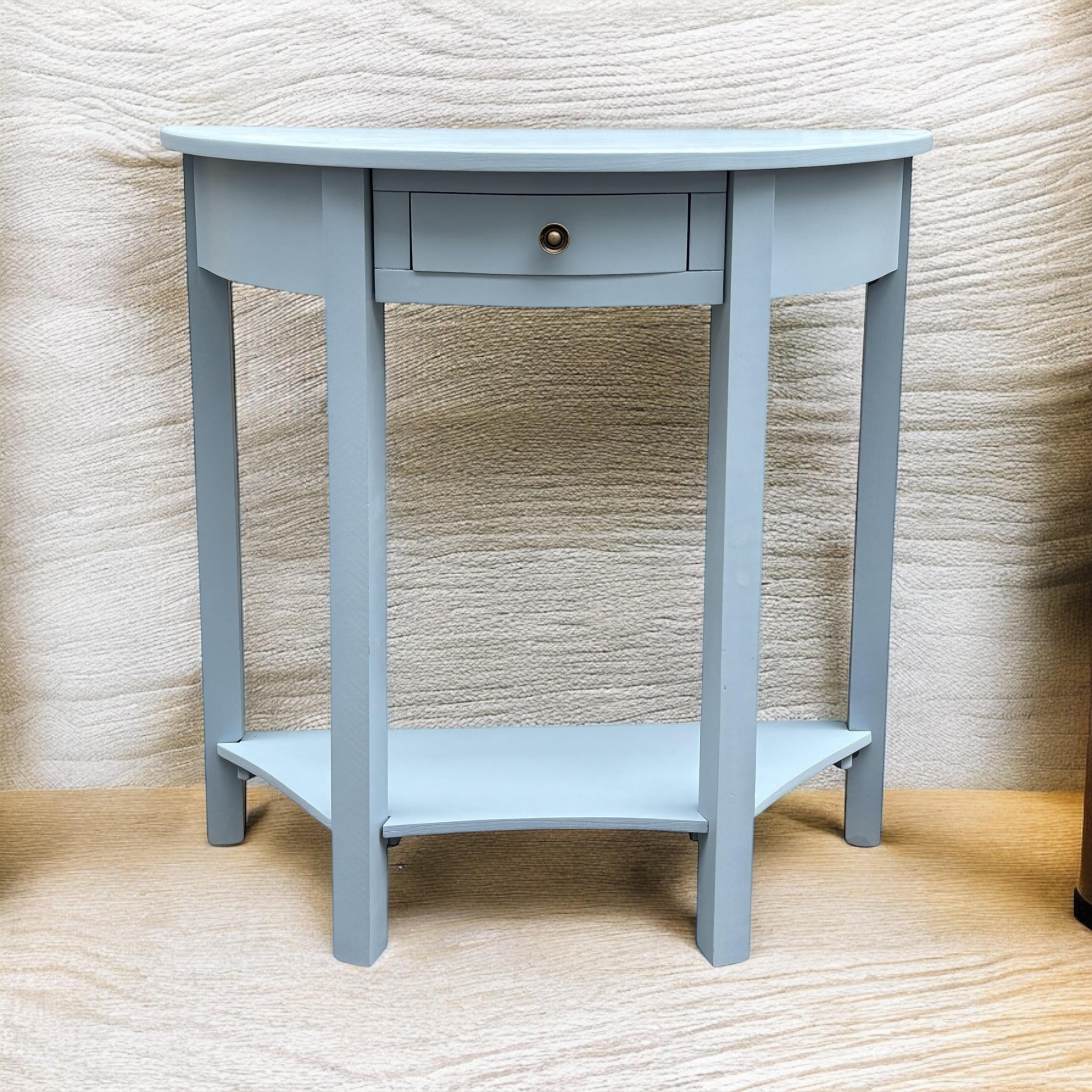 2 Drawer Side Table 80cm - Hand Finished Bedside Storage