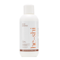 He-Shi Rich Bronze Spraytan 1L bottle with dark formula, featuring a no-smell self-tan design for a natural glow.