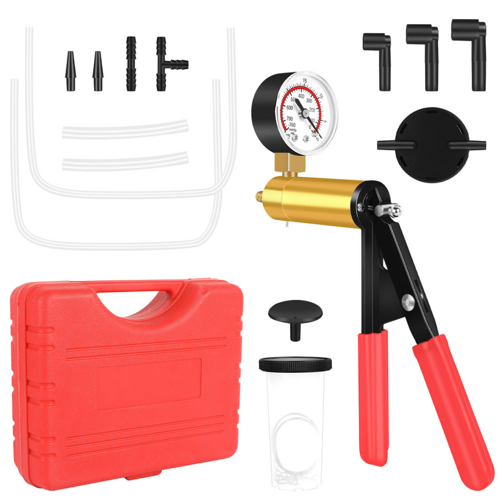 Hand-Held Brake Bleeder Tester Set | Vacuum Pump Bleed Tool
