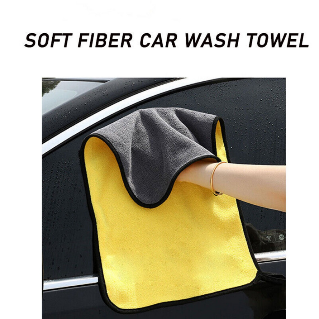 12PCS AutoPro microfiber car cleaning towels in various colors, showcasing super absorbent and polishing capabilities.
