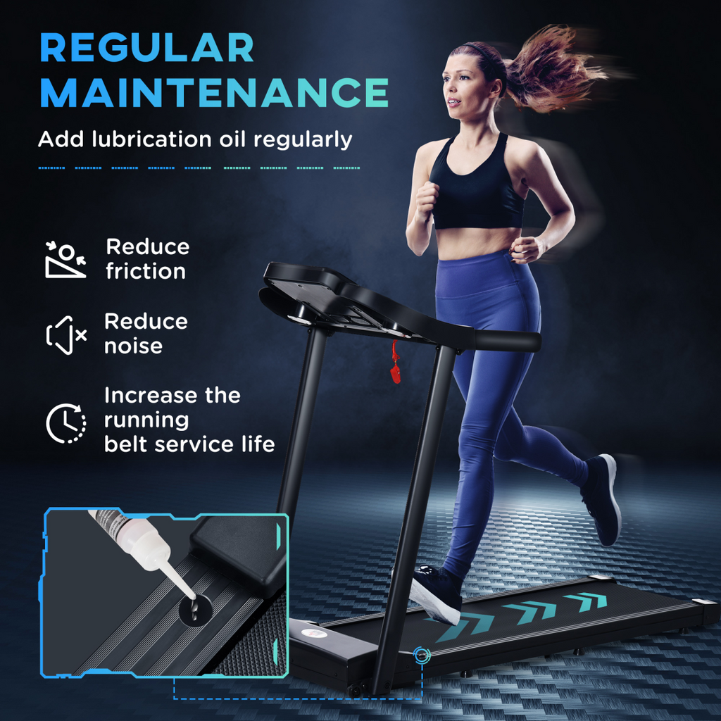 ActiveGear 1.5HP electric motorised running machine with LED display on a sleek design and ergonomic controls.