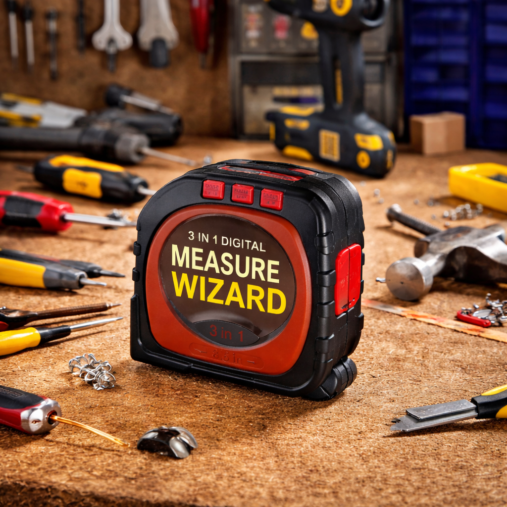 3-in-1 Digital Measure Wizard: Precision for Every Task