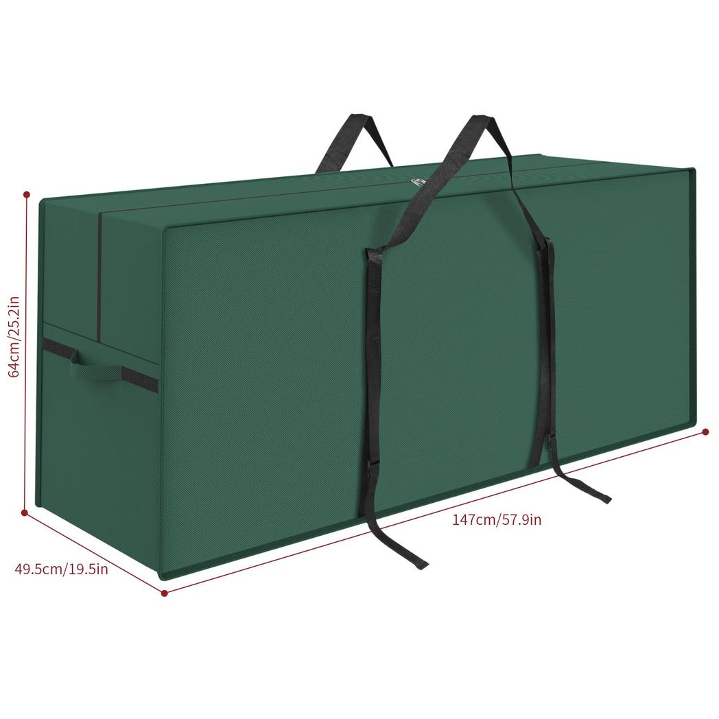Green Deluxe Christmas Tree Storage Bag by Vinsani, designed to protect and store artificial trees safely.
