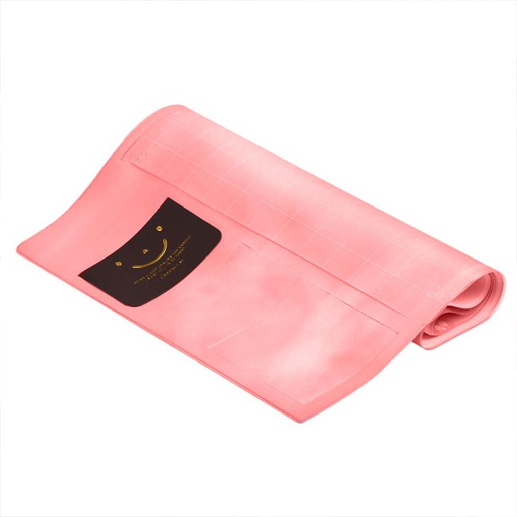 Pink multifunctional eco-friendly mouse mat made of PVC and DS material by Aquarius, designed for office use.