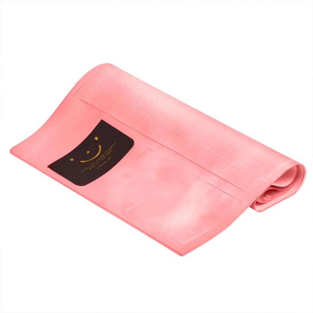 Pink multifunctional eco-friendly mouse mat made of PVC and DS material by Aquarius, designed for office use.