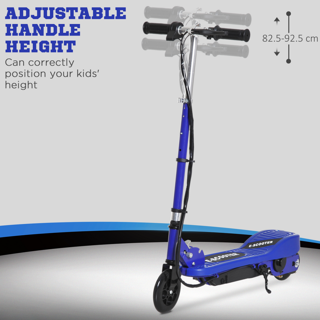 Folding electric scooter for kids by FunZone, featuring a 12V battery and a max speed of 12km/h for ages 7-14.