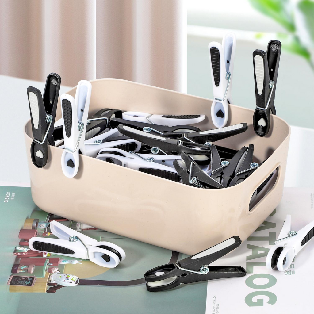 20pk Plastic Pegs - Durable Clothes Pegs for Laundry