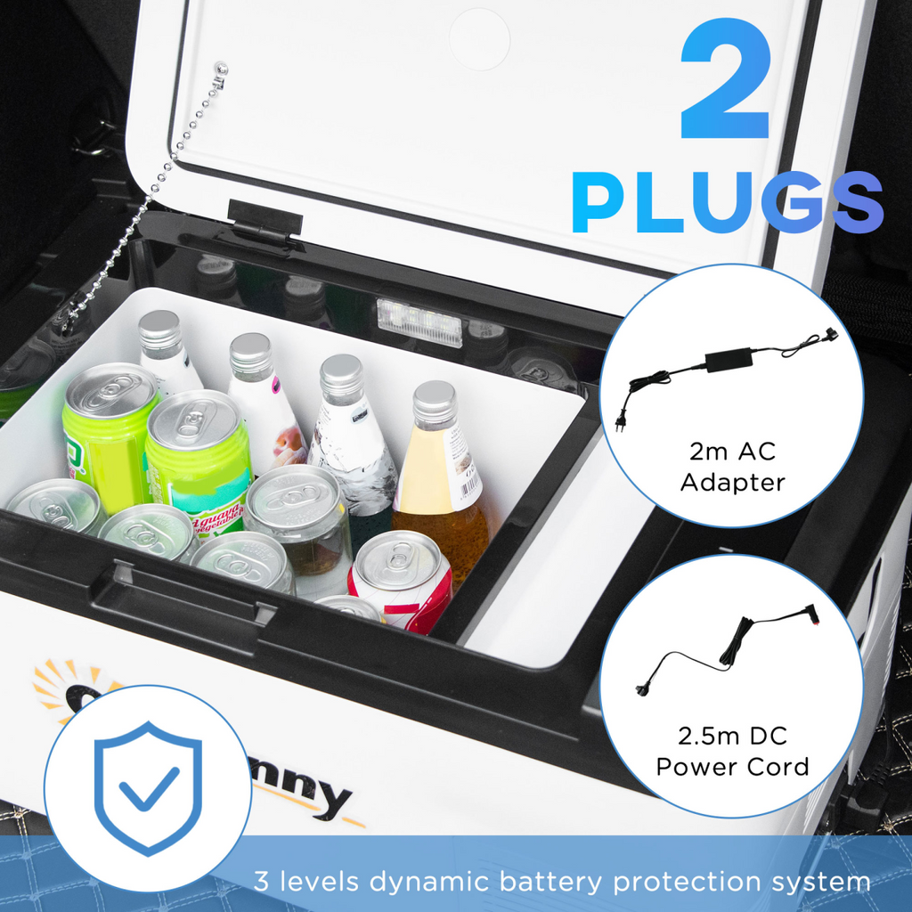 12V Portable Car Refrigerator 18L | LED Light Freezer -20°C