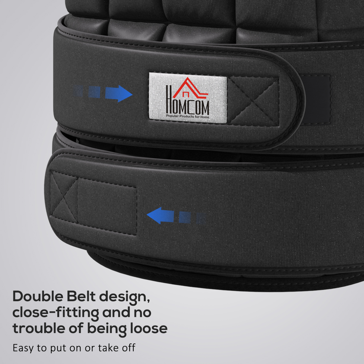 20KG adjustable weight vest for running and gym training, featuring a durable design by ActiveGear.