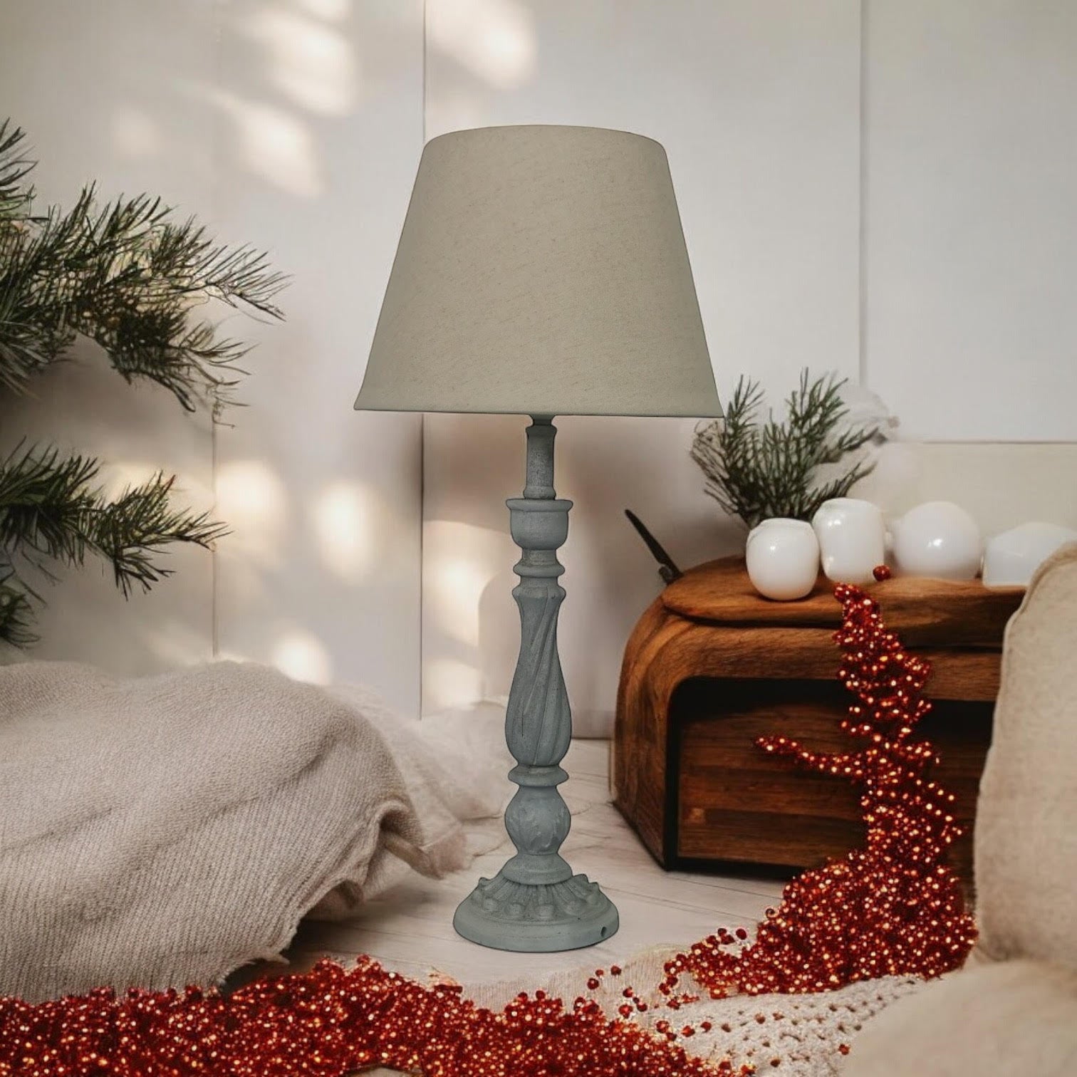 54CM LAMP AND SHADE