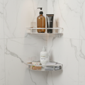 Instant Corner Shelf - No-Drill, Pack of 2