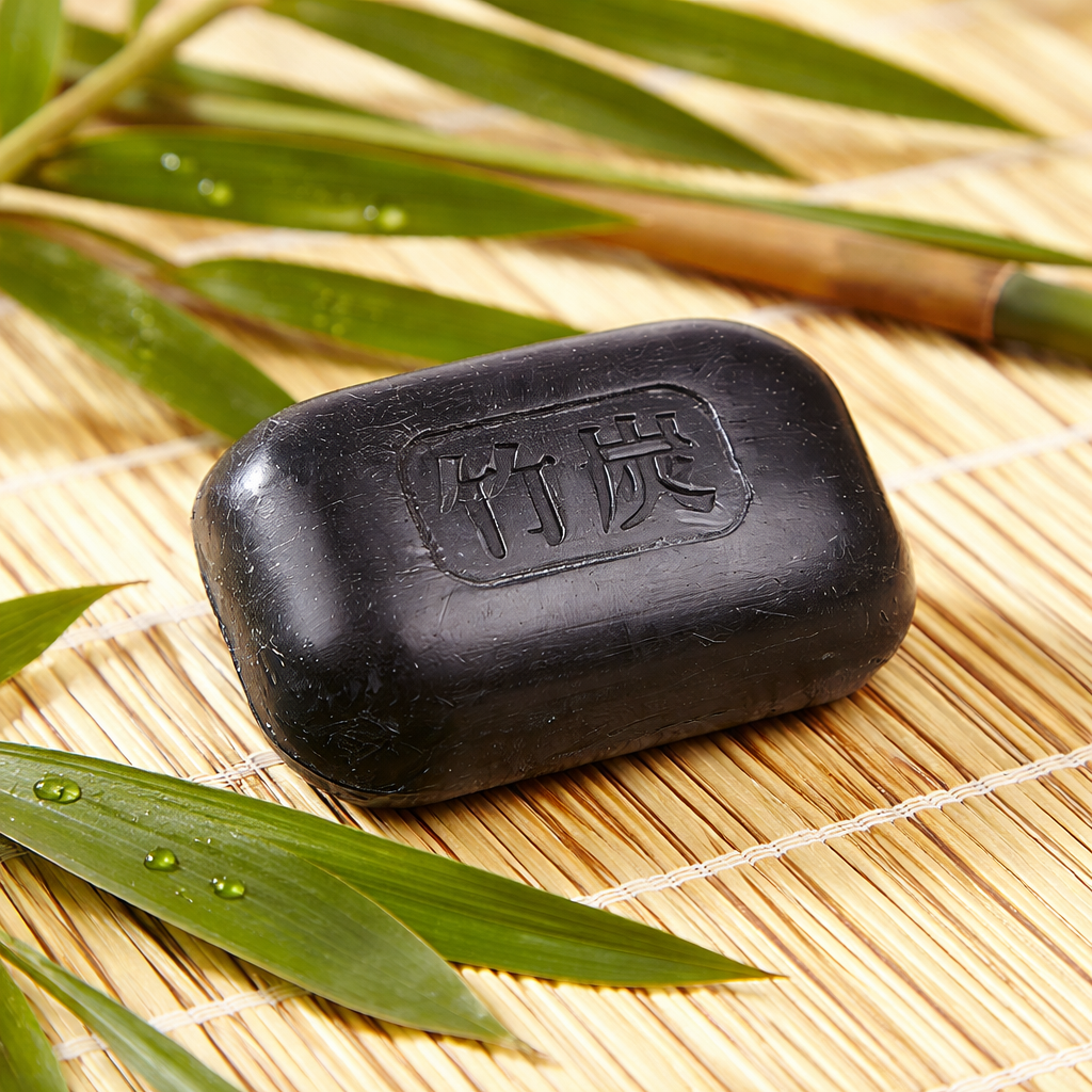 Triple Bamboo Charcoal Soap Set - Purifying, Natural Detox