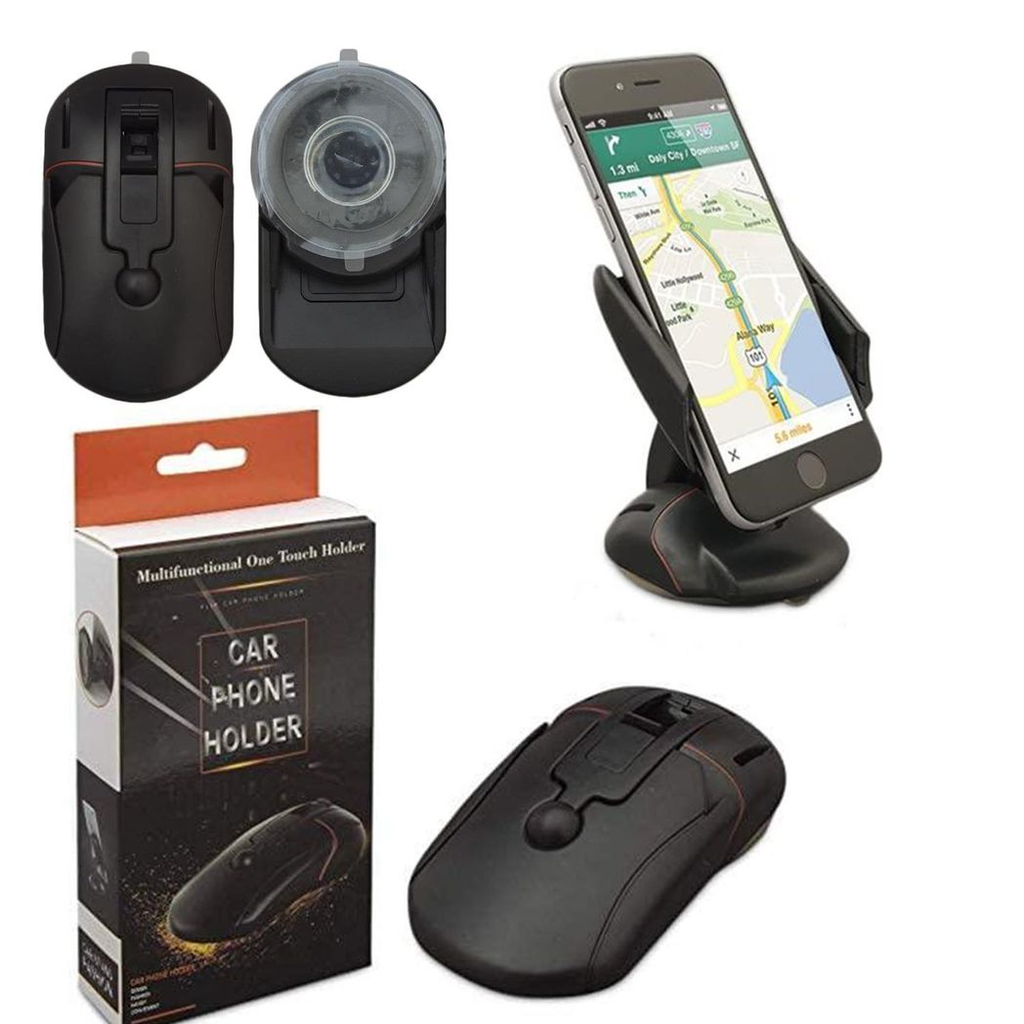 Aquarius Universal Beetle Smart Car Dashboard Phone Mount, showcasing a versatile holder with a sleek design for phones.