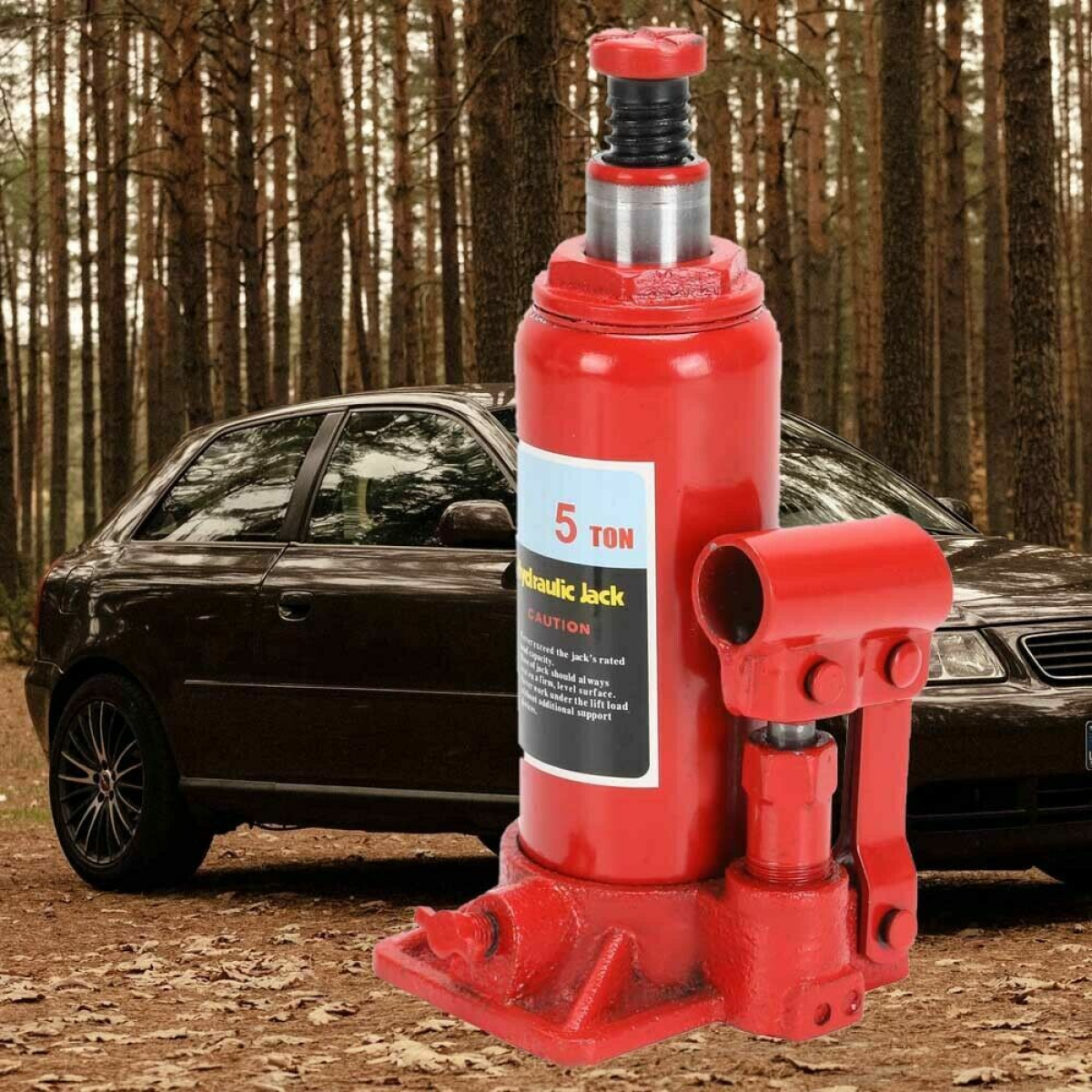 5 Ton Bottle Jack Heavy Duty Hydraulic Lifting Ram Car Van Boat Truck Caravan UK