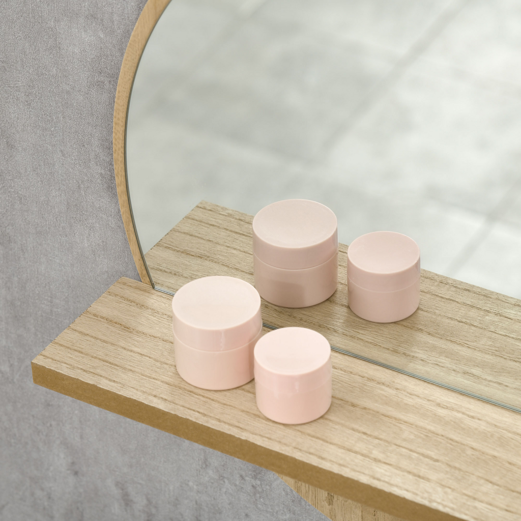 Wall Mounted Bathroom Mirror with Shelf - Round Framed Makeup Mirror