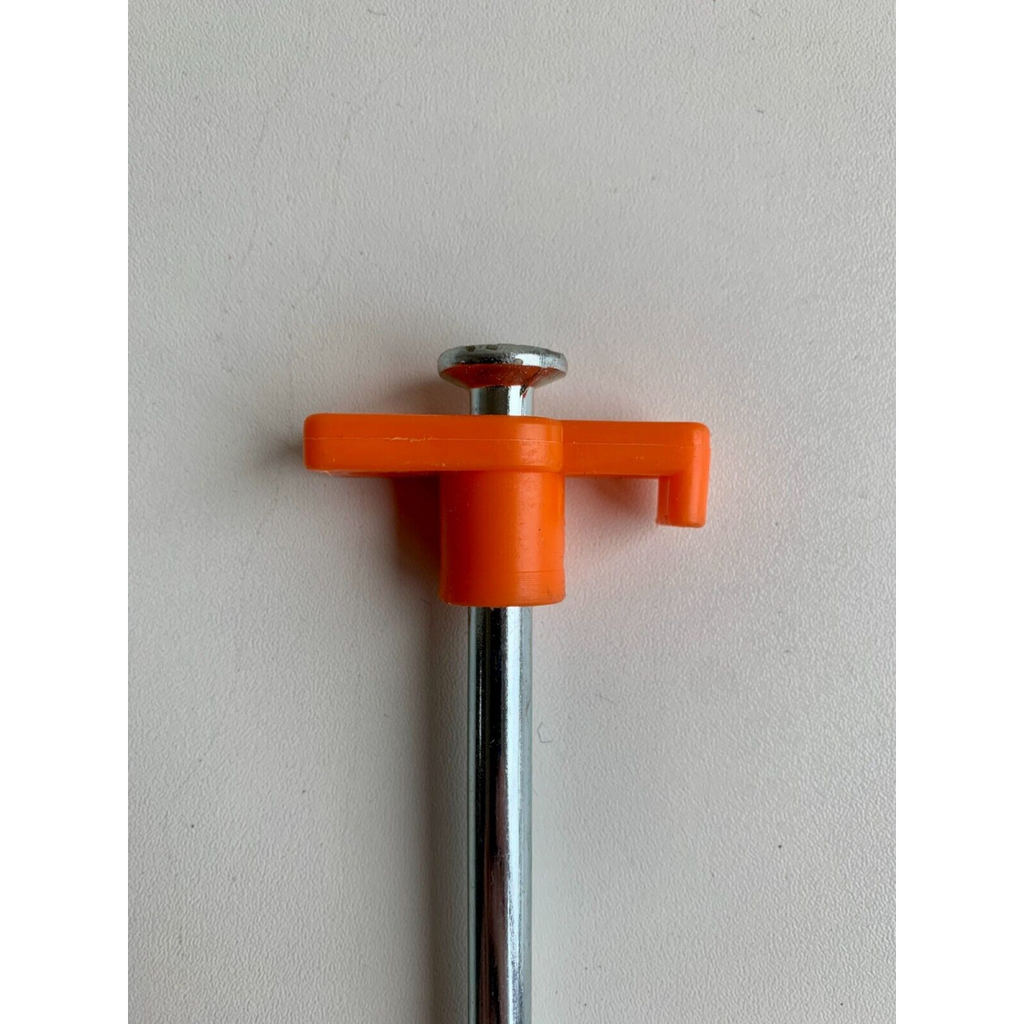 20 x Heavy Duty Hard Ground 25cm Rock Peg Hi Vis Hook Top Camping Awning Tent