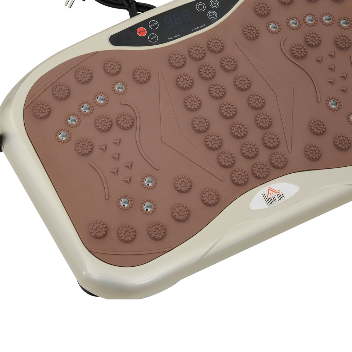 Vibration plate machine for fitness, featuring a sleek design ideal for home gym body shaping and slim training.