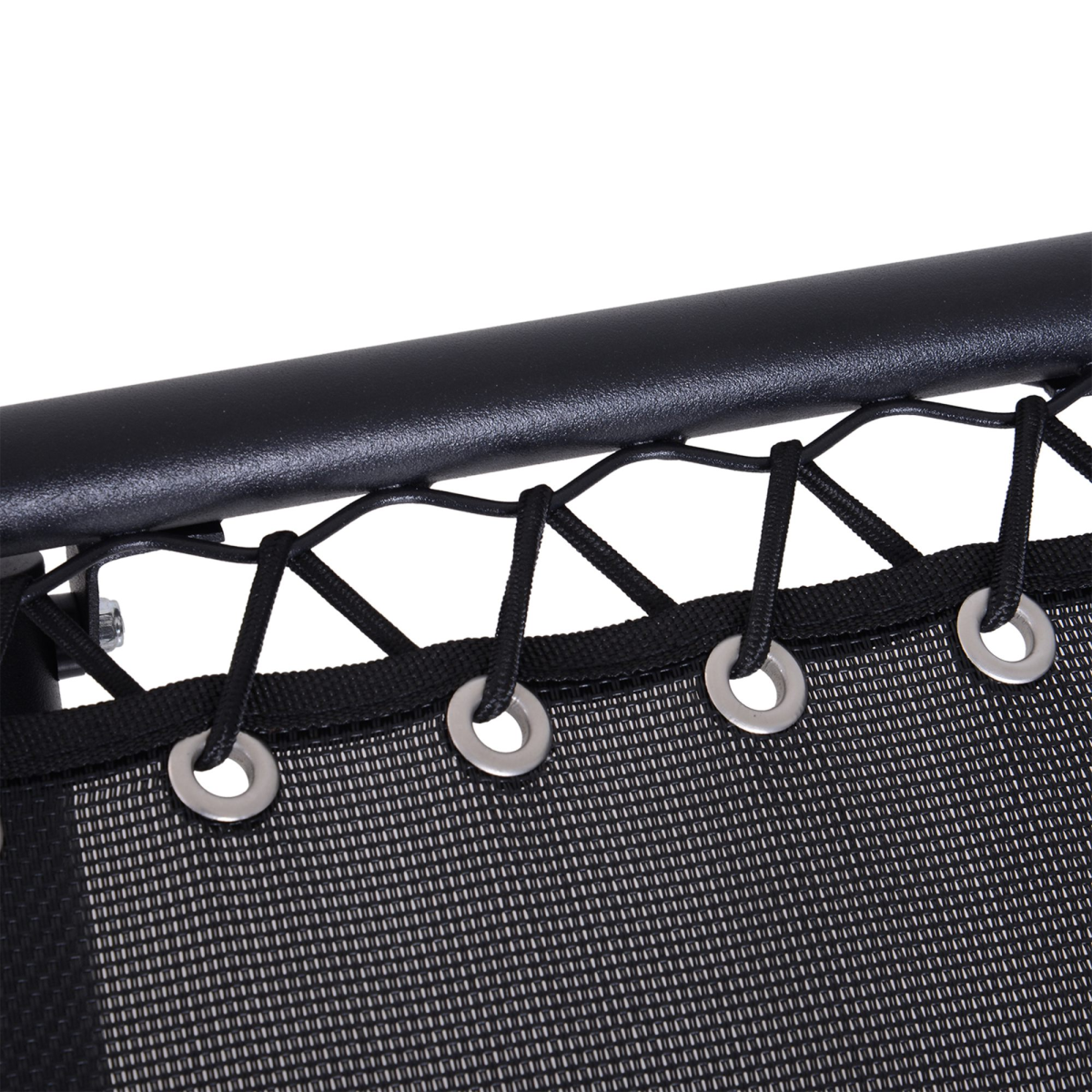 3PC Zero Gravity Chairs Sun Lounger Table Set w/ Cup Holders, Black Outsunny