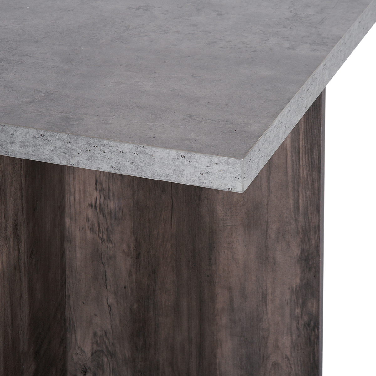 5-piece HOMCOM garden dining set featuring a square table and 4 grey ottoman seats with storage.