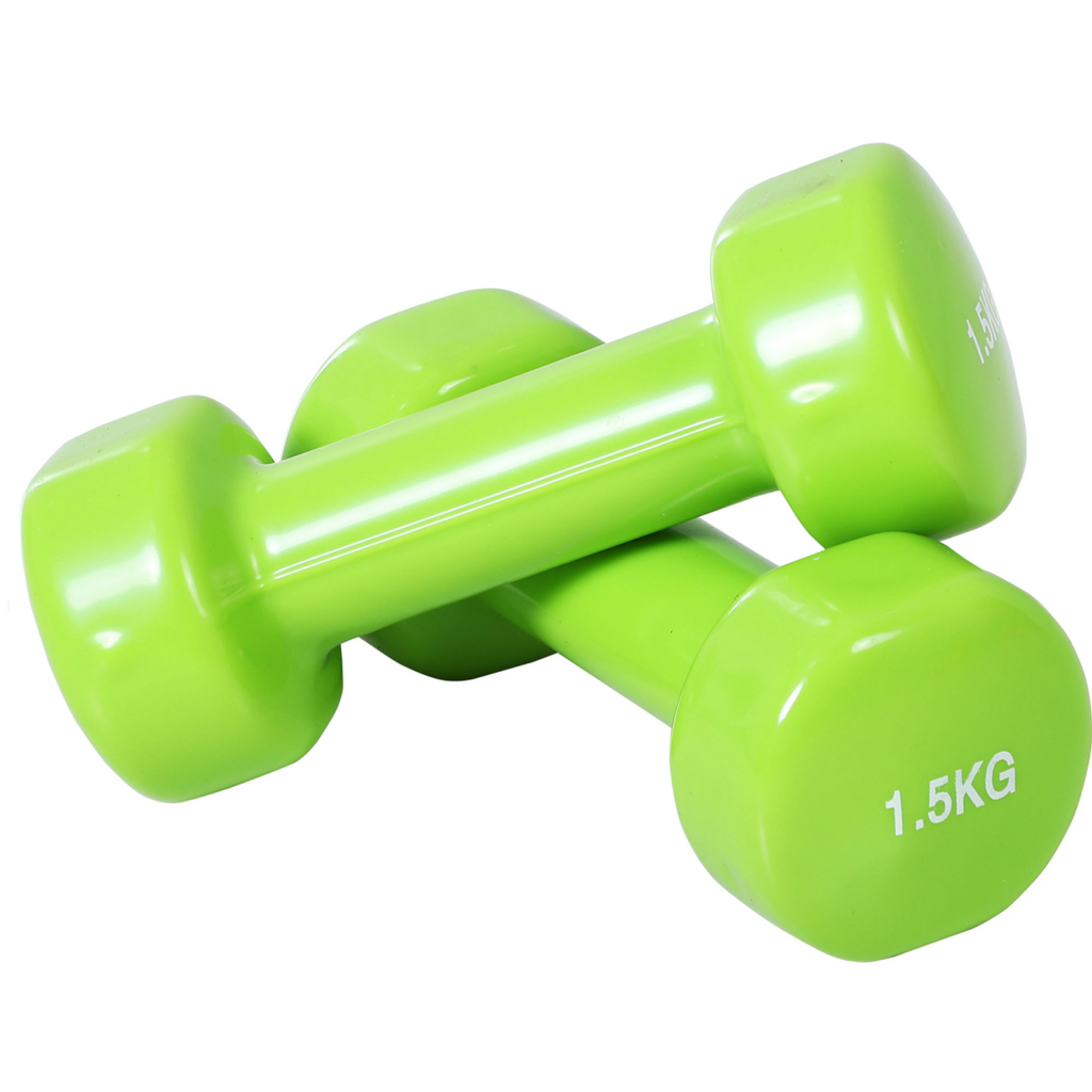10kg Colourful Dumbbell Weights Set Home Exercising Toning w/ Case Gym HOMCOM